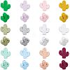 24Pcs 12 Colors  Silicone Beads SIL-CA0001-06-1