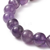 Natural Gemstone Round Beads Beaded Bracelets BJEW-JB09052-7