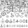 80Pcs 20 Style Tibetan Style Alloy Pendants TIBEP-FG0001-12-1