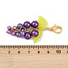 Glass Pendant Decorations HJEW-CJ00030-3
