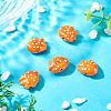 5Pcs Handmade Porcelain Beads PORC-TADJ0001-05D-4
