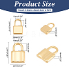 12Pcs 2 Styles 304 Stainless Steel Pendants STAS-UN0057-68-3