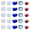 50Pcs 5 Colors Handmade Porcelain Beads PORC-TADJ0001-06A-1