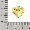 Rack Plating Brass Micro Pave Cubic Zirconia Pendants KK-S380-41C-G-3