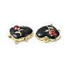 Alloy Enamel Pendants PALLOY-F285-08A-LG-2