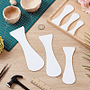 6Pcs 6 Styles Acrylic Clay Wedging Board DIY-FG0008-19-4