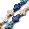 Natural Lava Rock Beads Strands G-L498-E01-01A-1