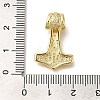 Rack Plating Brass Micro Pave Cubic Zirconia Pendants KK-Z086-65G-03-3