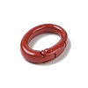 Spray Painted Alloy Spring Gate Rings AJEW-C035-01I-2