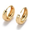 Brass Huggie Hoop Earrings EJEW-F260-02G-2