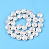 Transparent Spray Painted Glass Beads Strands GLAA-N001-36-3