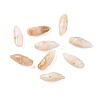 Two Tone Imitation Gemstone Style Acrylic Beads AC-CBA6852-01K-2