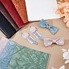 8 Sheets 8 Colors PVC Leather Fabric DIY-FH0010-89-4