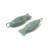 Natural Amazonite Carved Pendants X-G-G314-01P-06-2