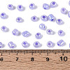 DIY Craft Beads 6/0 Ceylon Round Glass Seed Beads X-SEED-A011-4mm-146-4