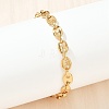 304 Stainless Steel Link Chain Bracelets for Women LS-BJEW-Z143-25G-3