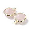 Natural Rose Quartz Pendants G-G012-09G-04-3