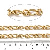 Ion Plating(IP) 304 Stainless Steel Teardrop Link Chains CHS-Q006-12G-2