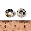 Natural Dalmatian Jasper European Beads G-Q602-04D-3