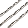 316 Surgical Stainless Steel Cuban Link Chains CHS-B010-01C-P-1
