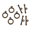 Brass Toggle Clasps KK-P141-01AB-4