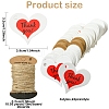 96Pcs 4 Styles Paper Gift Tags CDIS-FS0001-27-4