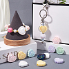 30Pcs UV Plating Iridescent Acrylic Beads OACR-SP0001-31-4