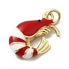 Brass Enamel Pendants KK-H092-07G-01-2