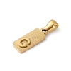 304 Stainless Steel Pendants STAS-Z120-03G-G-2