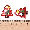 Christmas Theme Handmade Lampwork Beads LAMP-I027-07R-1-2