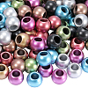 300Pcs Matte Rondelle Spray Painted Acrylic European Beads OACR-PA0001-74-1