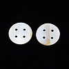 Natural Freshwater Shell Buttons SHEL-N026-179-2