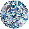 50Pcs Butterfly PVC Adhesive Waterproof Stickers Self-Adhesive Stickers PW-WG850F2-01-4