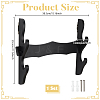 2-Tier MDF Board Wall Mounted Sword Display Rack ODIS-WH0043-256A-3