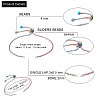 Stainless Steel Slider Bracelet/Bolo Bracelet Making MAK-CJ0002-02-2