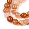Natural Red Agate Beads Strands LS-G-T139-8mm-89A-01-3