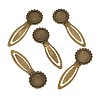 20mm Tray Bookmark Cabochon Settings X-PALLOY-S033-40AB-NR-2