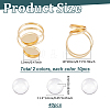 DIY Blank Dome 201 Stainless Steel Finger Rings Making Kits DIY-PH0028-69-2