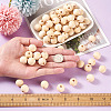 Craftdady 100Pcs 10 Styles Unfinished Natural Wood European Beads WOOD-CD0001-08-17