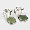 Natural Green Aventurine Pendants G-G910-F09-1