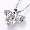 304 Stainless Steel Pendant Necklaces NJEW-H486-10-3