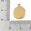 Ion Plating(IP) 304 Stainless Steel Pendants STAS-U019-19G-3