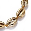 Cowrie Shell Beads Jewelry Sets SJEW-JS01023-5