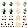 20Pcs 4 Styles Alloy Enamel Pendants ENAM-YW0008-08-1