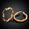 Casual Ring Brass Hoop Earrings EJEW-BB07347-G-2