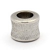 Stainless Steel Textured Beads X-STAS-M003-12P-2