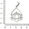 201 Stainless Steel Pendants STAS-F316-36P-3