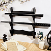 3-Tier MDF Board Wall Mounted Sword Display Rack ODIS-WH0043-256B-4