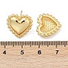 Brass Stud Earrings EJEW-H154-06G-5