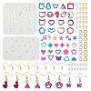 DIY Earring Making Kits DIY-TA0004-27-1